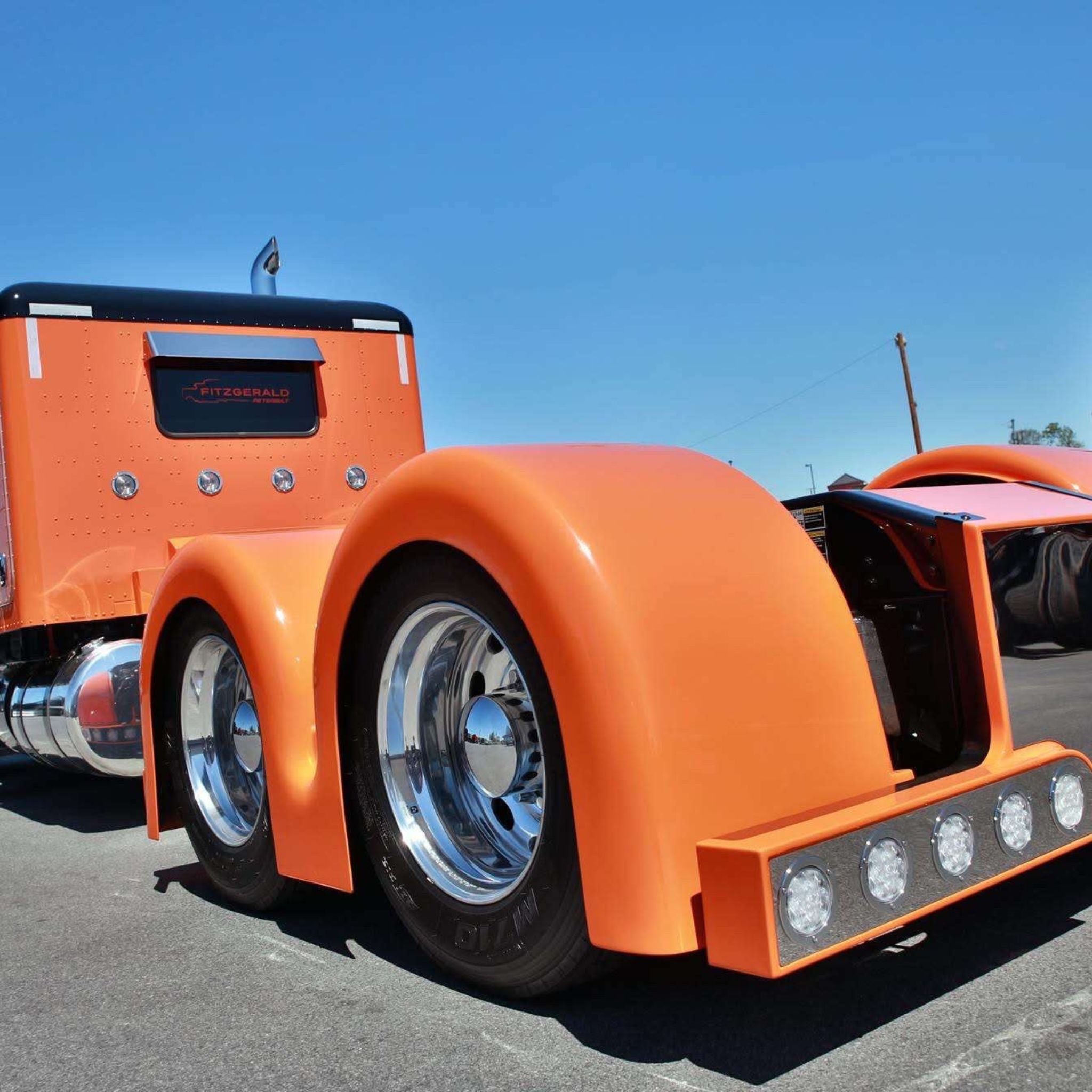 Project Two Double Hump Rear Fender Set - Bad Ass Custom Truck Parts