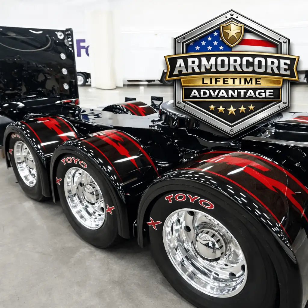 Single Composite Rear Fender Set - Bad Ass Custom Truck Parts