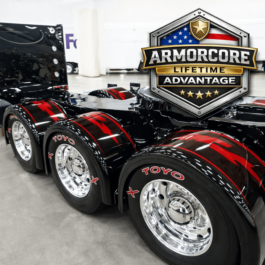 Single Composite Rear Fender Set - Bad Ass Custom Truck Parts