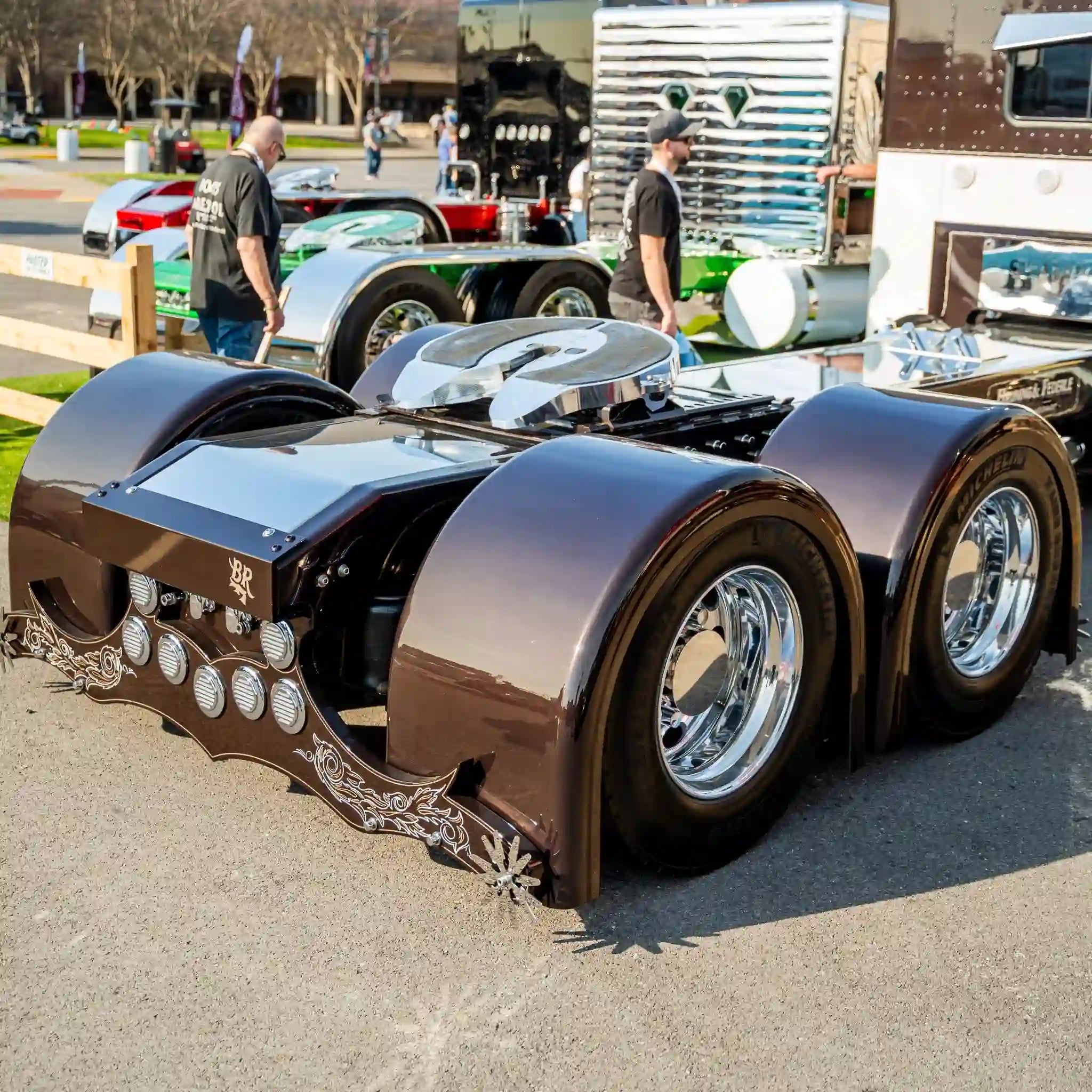 Single Composite Rear Fender Set - Bad Ass Custom Truck Parts