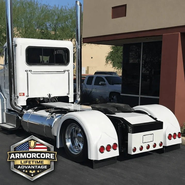 Single Fender Set with Integrated Light Box - Bad Ass Custom Truck Parts