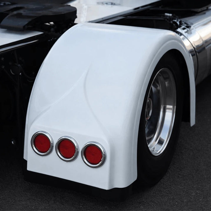 Single Fender Set with Integrated Light Box - Bad Ass Custom Truck Parts