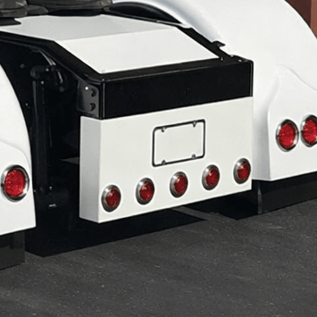 Single Fender Set with Light Box - Bad Ass Custom Truck Parts