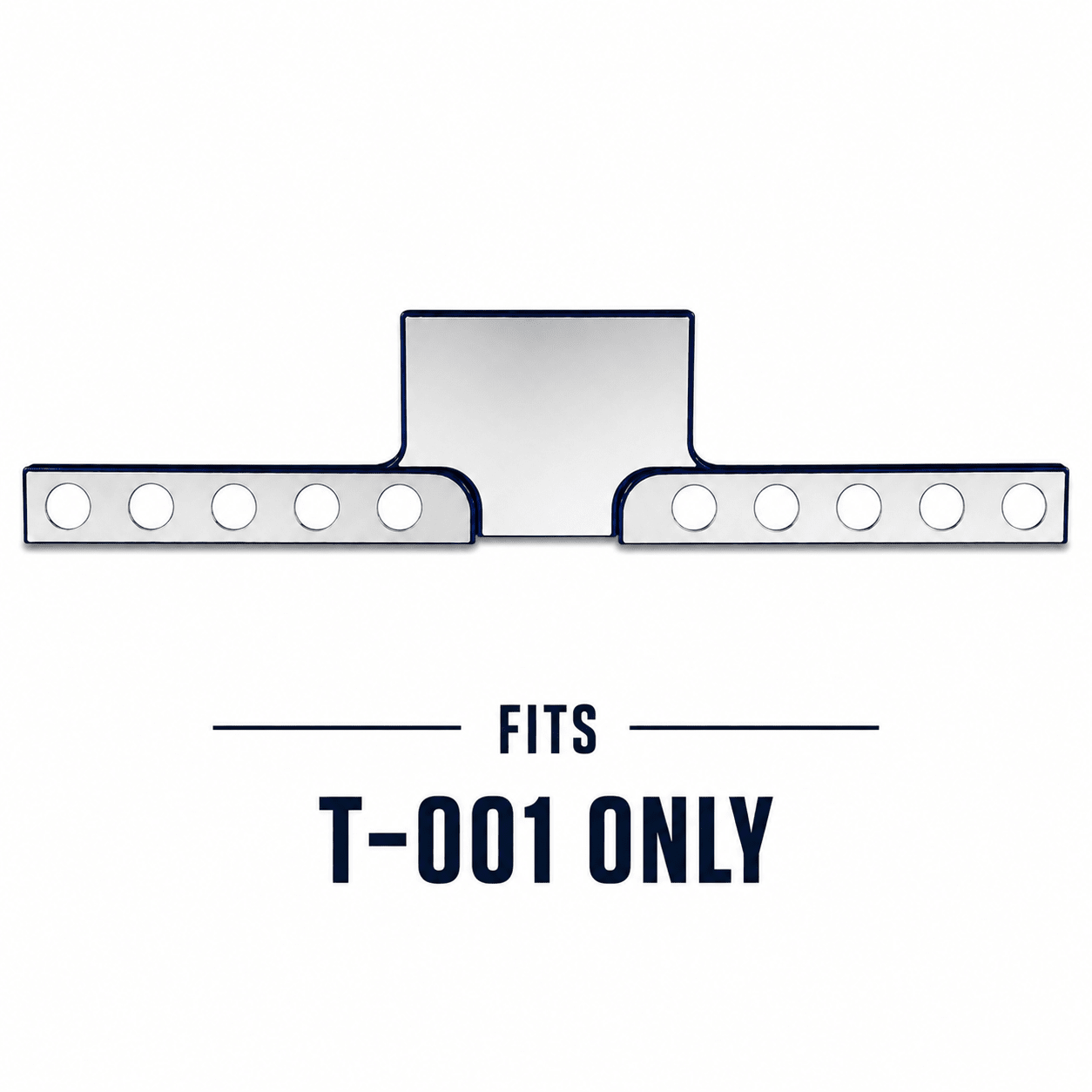 Stainless Steel Inserts for T - 001 Universal T Bar - Bad Ass Custom Truck Parts