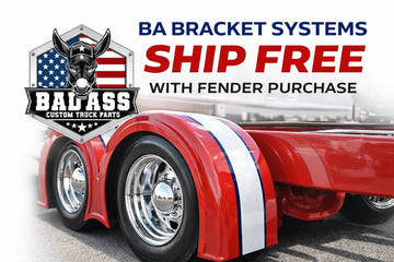 Triple Axle Fender Bracket Set - Bad Ass Custom Truck Parts